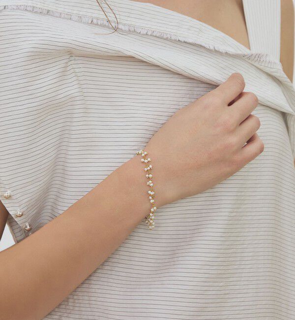 TOMORROWLAND GOODS「CATHERINE WEITZMAN Gemstone Dangle フリンジブレスレット」|ブレスレット・バングル|