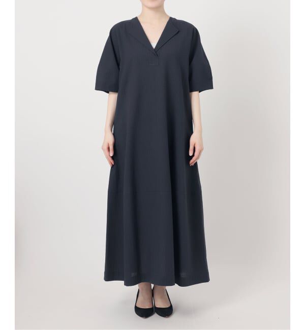 Spick and Span「パフスリーブサッカードレス」|ワンピース|