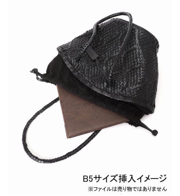 Spick and Span「《追加2予約》Bagmati/バグマティ レザーメッシュバッグ」|トートバッグ|