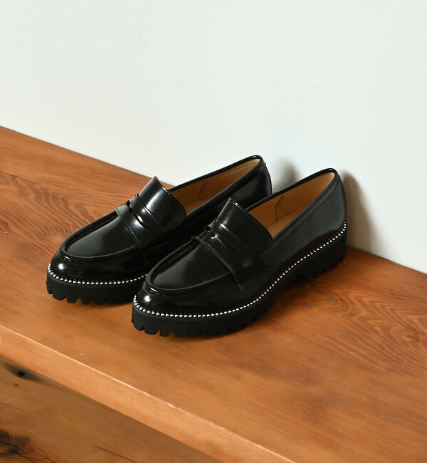 AU BANNISTER「【販売店舗限定】軽量・厚底ローファー」|ローファー|ブラック系その他2