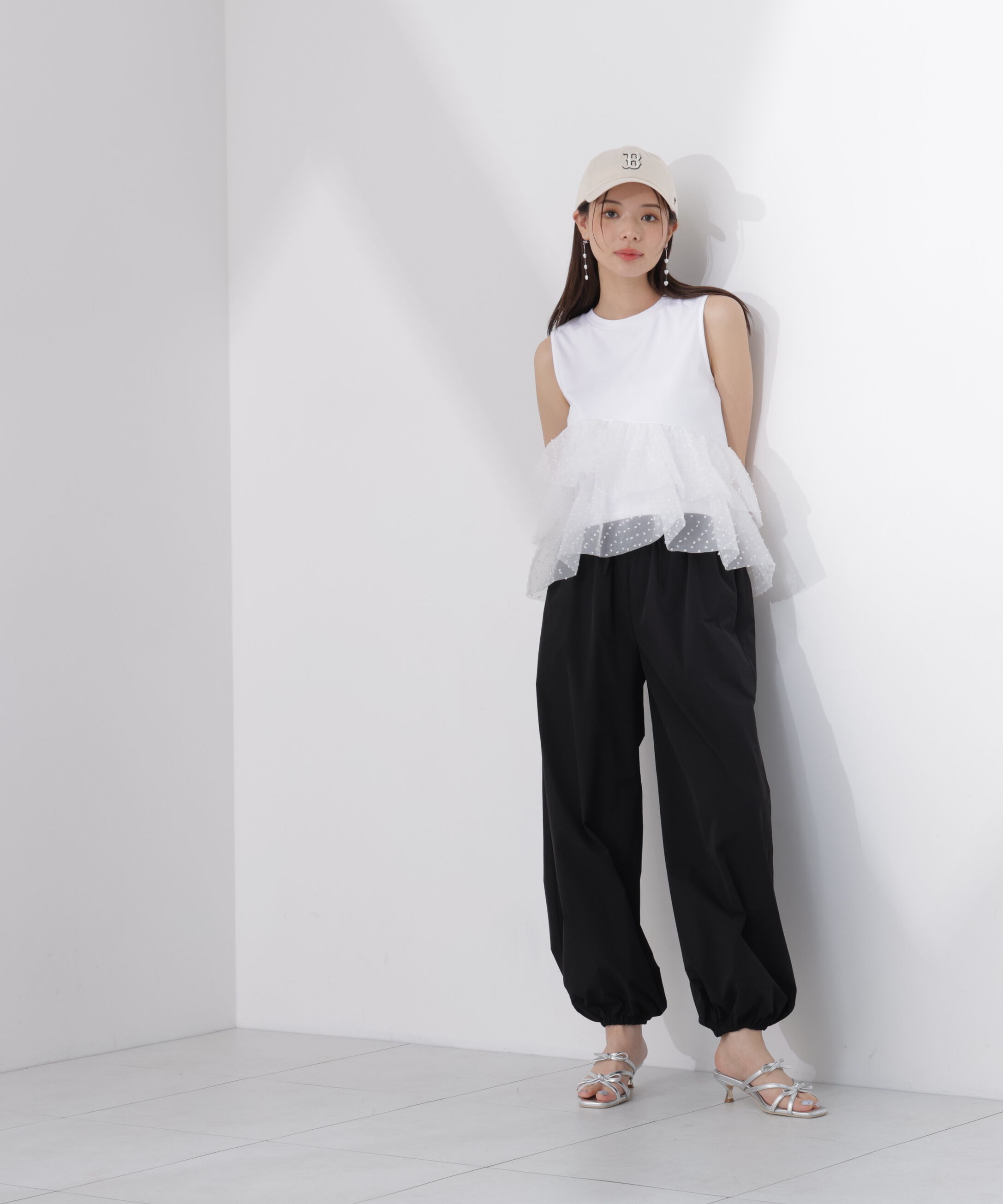 PROPORTION BODY DRESSING「〈a/mie〉イージージョガーパンツ」|その他|ブラック