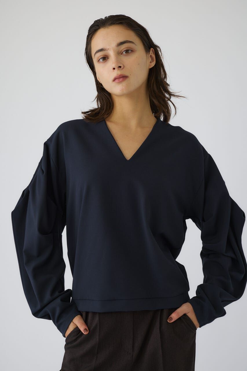 RIM.ARK 「Volume sleeve v-neck PO」|Tシャツ・カットソー|