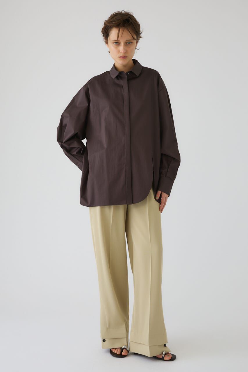 RIM.ARK 「Oversized asymmetry SH」|シャツ・ブラウス|C.GRY