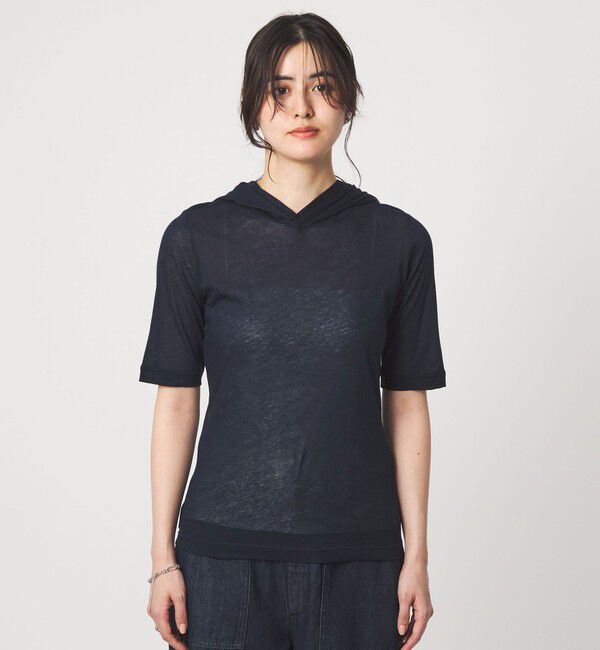 UNITED ARROWS green label relaxing「【別注】＜Plus by ONIT＞フード カットソー」|Tシャツ・カットソー|