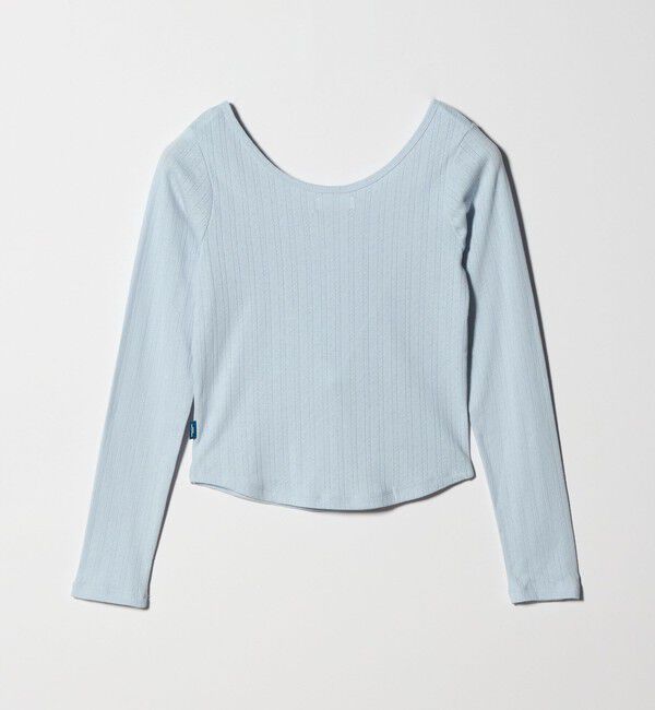 NICE WEATHER「＜NICE WEATHER＞ケーブル フィット カットソー」|Tシャツ・カットソー|