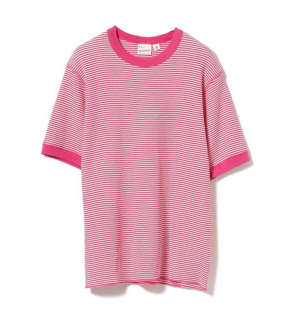 BEAMSBOY「【別注】Healthknit / ワッフル ボーダー Tシャツ」|Tシャツ・カットソー|