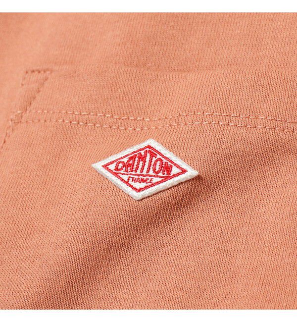 Ray BEAMS 「DANTON / ポケット Tシャツ　　26SS  洗濯可 ロゴオーバーサイズ リラックス メンズライク ダントン」|Tシャツ・カットソー|