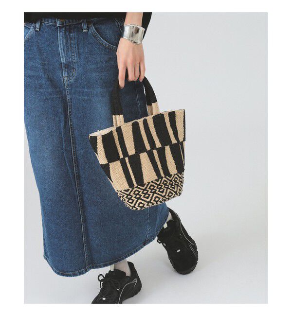 Ray BEAMS 「【別注】beej / 刺繍 トート バッグ」|トートバッグ|BLACK