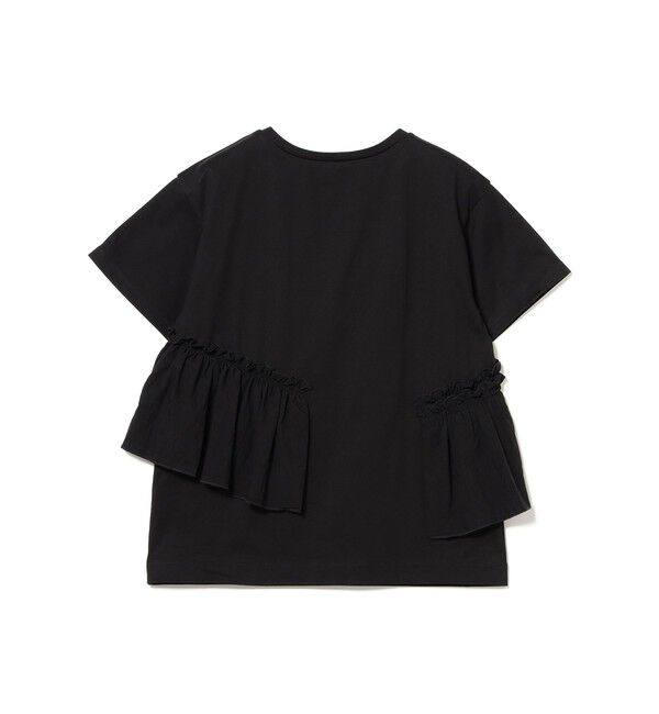 Ray BEAMS 「アシメ ギャザー フリル Tシャツ」|Tシャツ・カットソー|