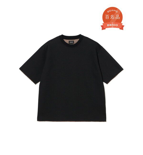 BEAMS「BEAMS / カノコ天竺 クルーネック」|スウェット・ジャージ|BLACK