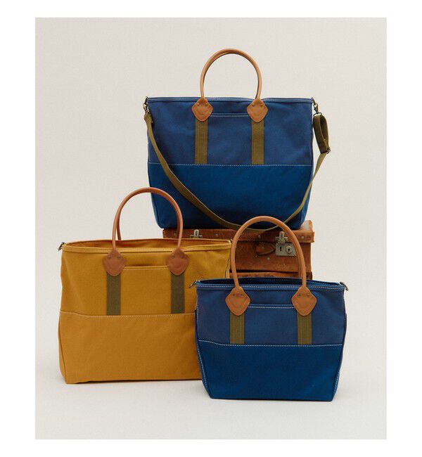 BEAMS PLUS「L.L.Bean / 別注 Deep Bottom Leather Handle Zip Tote M」|その他|