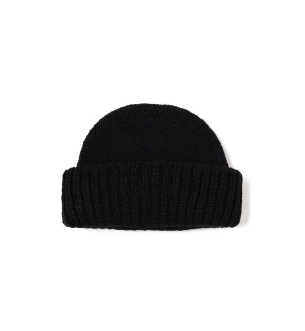 BEAMS「RACAL / Whole Garment Knit Watch」|キャップ・キャスケット|BLACK