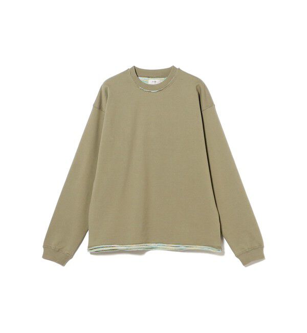 BEAMS「カスリ染め クルーネック スウェットシャツ」|スウェット・ジャージ|