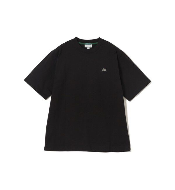 BEAMS「BEAMS｜【別注】LACOSTE / ロゴ Tシャツ｜50周年 別注アイテム｜ヘビー天竺素材｜バックプリント」|Tシャツ・カットソー|NOIR
