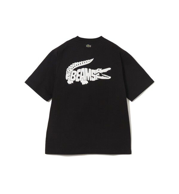 BEAMS「BEAMS｜【別注】LACOSTE / ロゴ Tシャツ｜50周年 別注アイテム｜ヘビー天竺素材｜バックプリント」|Tシャツ・カットソー|