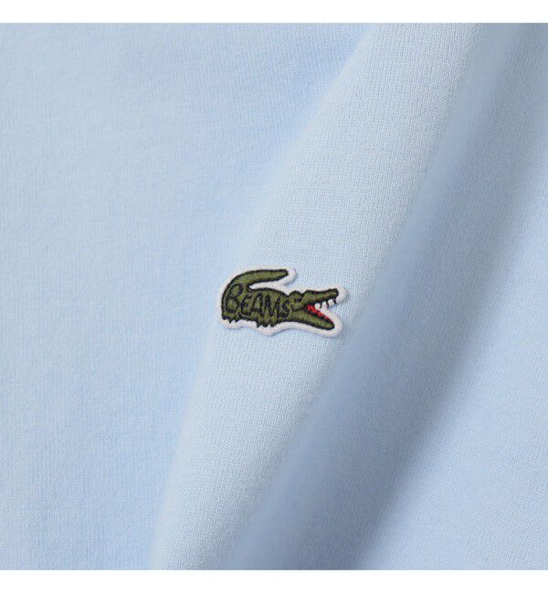 BEAMS「BEAMS｜【別注】LACOSTE / ロゴ Tシャツ｜50周年 別注アイテム｜ヘビー天竺素材｜バックプリント」|Tシャツ・カットソー|