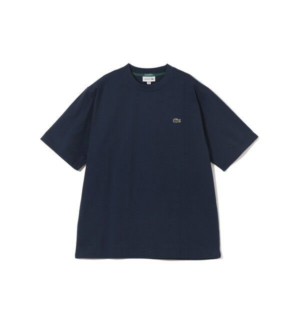 BEAMS「BEAMS｜【別注】LACOSTE / ロゴ Tシャツ｜50周年 別注アイテム｜ヘビー天竺素材｜バックプリント」|Tシャツ・カットソー|MARINE