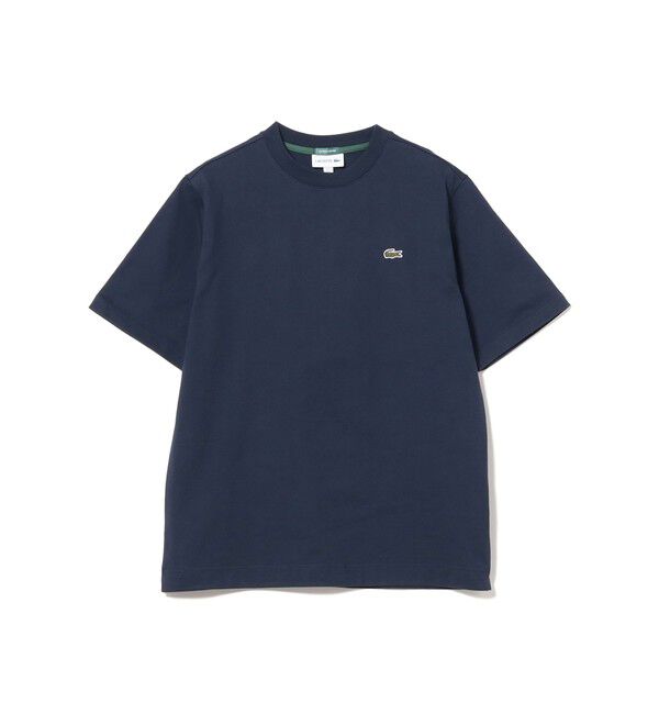 BEAMS「BEAMS｜【別注】LACOSTE / ロゴ Tシャツ｜50周年 別注アイテム｜ヘビー天竺素材｜バックプリント」|Tシャツ・カットソー|