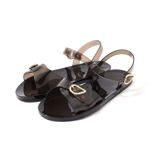 TOMORROWLAND GOODS「ANCIENTGREEKSANDALS IRINI JELLY スリングバックサンダル」|サンダル|19 ブラック