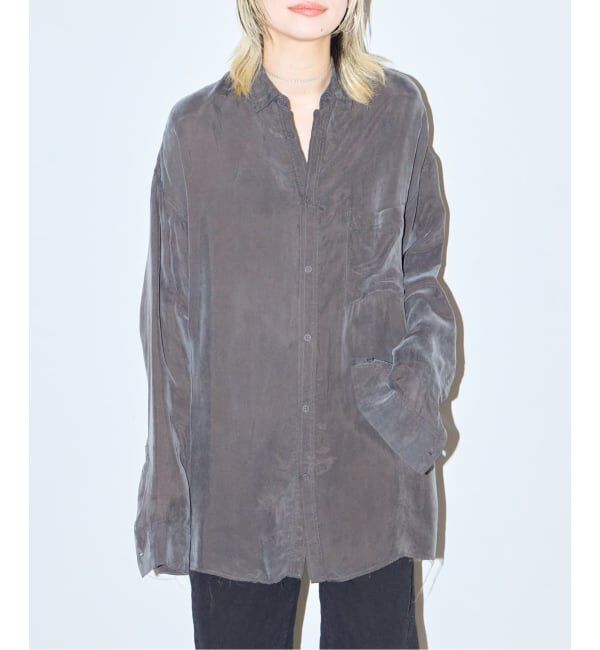  「《予約》OVERSIZED シャツ」|シャツ・ブラウス|グレー