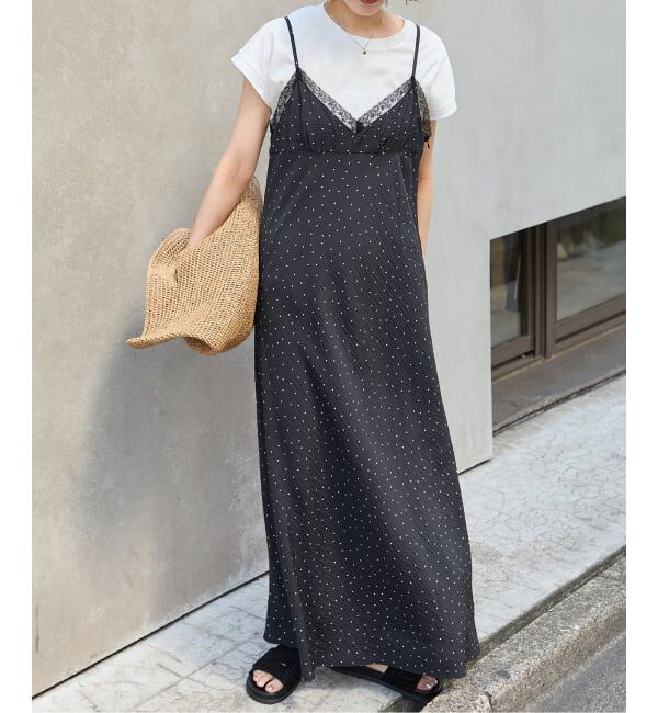 JOURNAL STANDARD「ドットプリントキャミワンピース」|ワンピース|