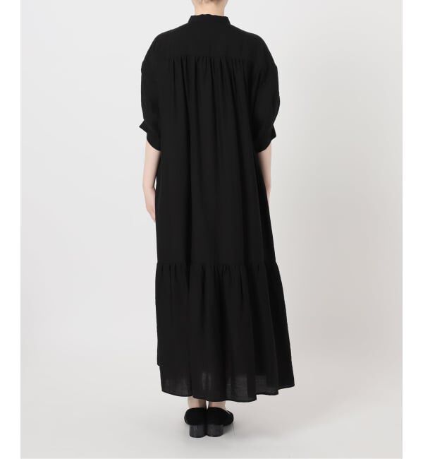 journal standard L'essage「《手洗い可》シアーシルクミックスタックワンピース」|ワンピース|