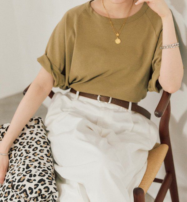  「ヴィンテージ天竺ゴブソデTee」|Tシャツ・カットソー|カーキ