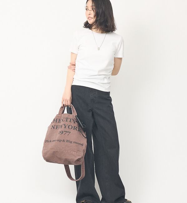 abahouse mavie「【CONTROL FREAK/コントロールフリーク】WASHED LOGOトート」|ショルダー・メッセンジャー|