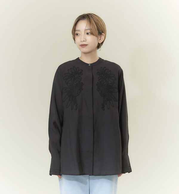 NOMINE「【WEB限定商品】シフォン刺繍ブラウス」|シャツ・ブラウス|