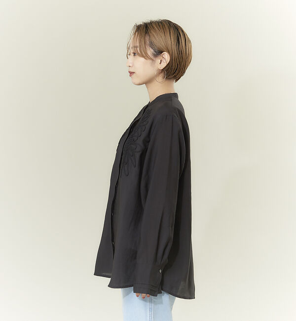 NOMINE「【WEB限定商品】シフォン刺繍ブラウス」|シャツ・ブラウス|