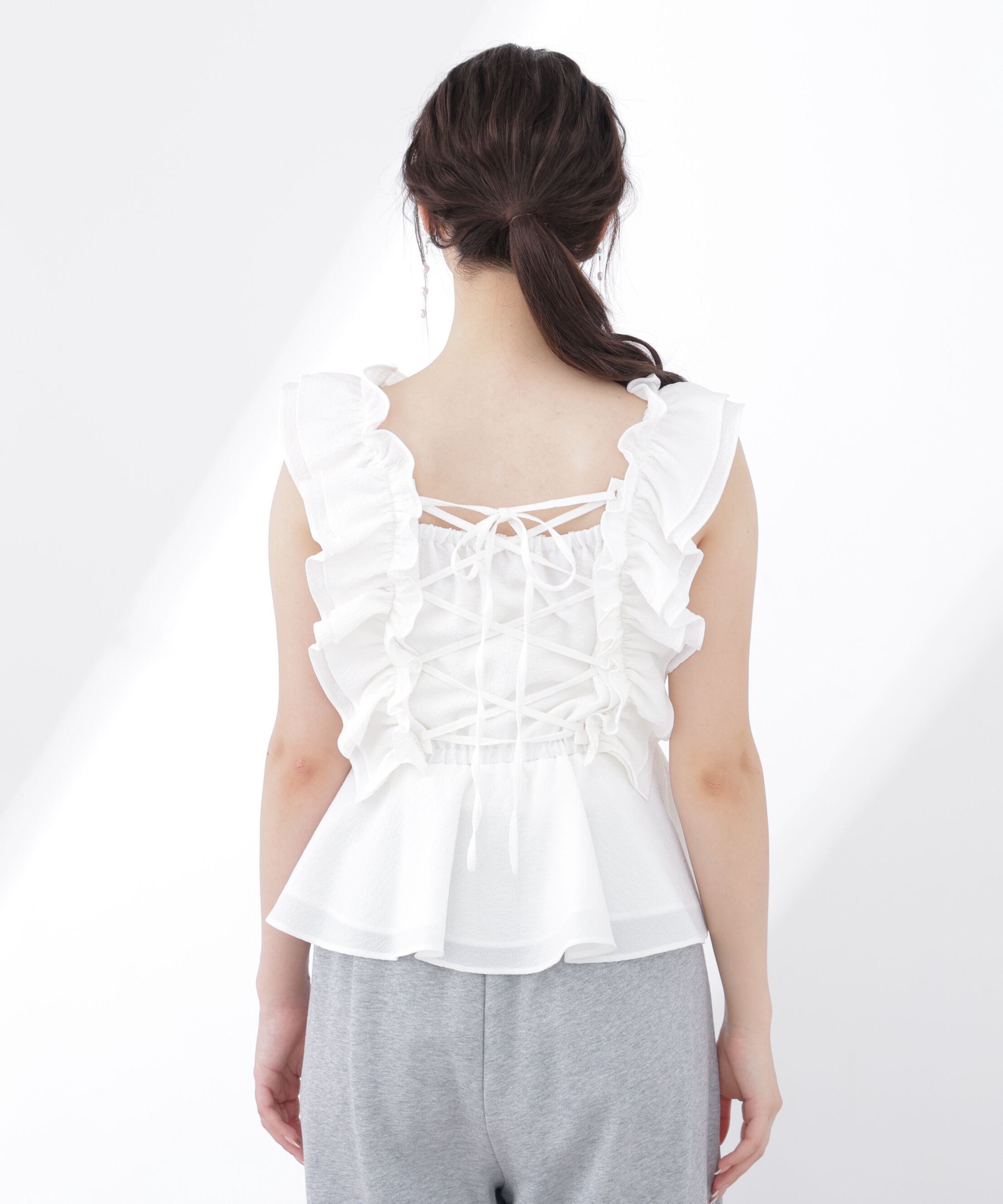 PROPORTION BODY DRESSING「フリルブラウス　26SS」|シャツ・ブラウス|