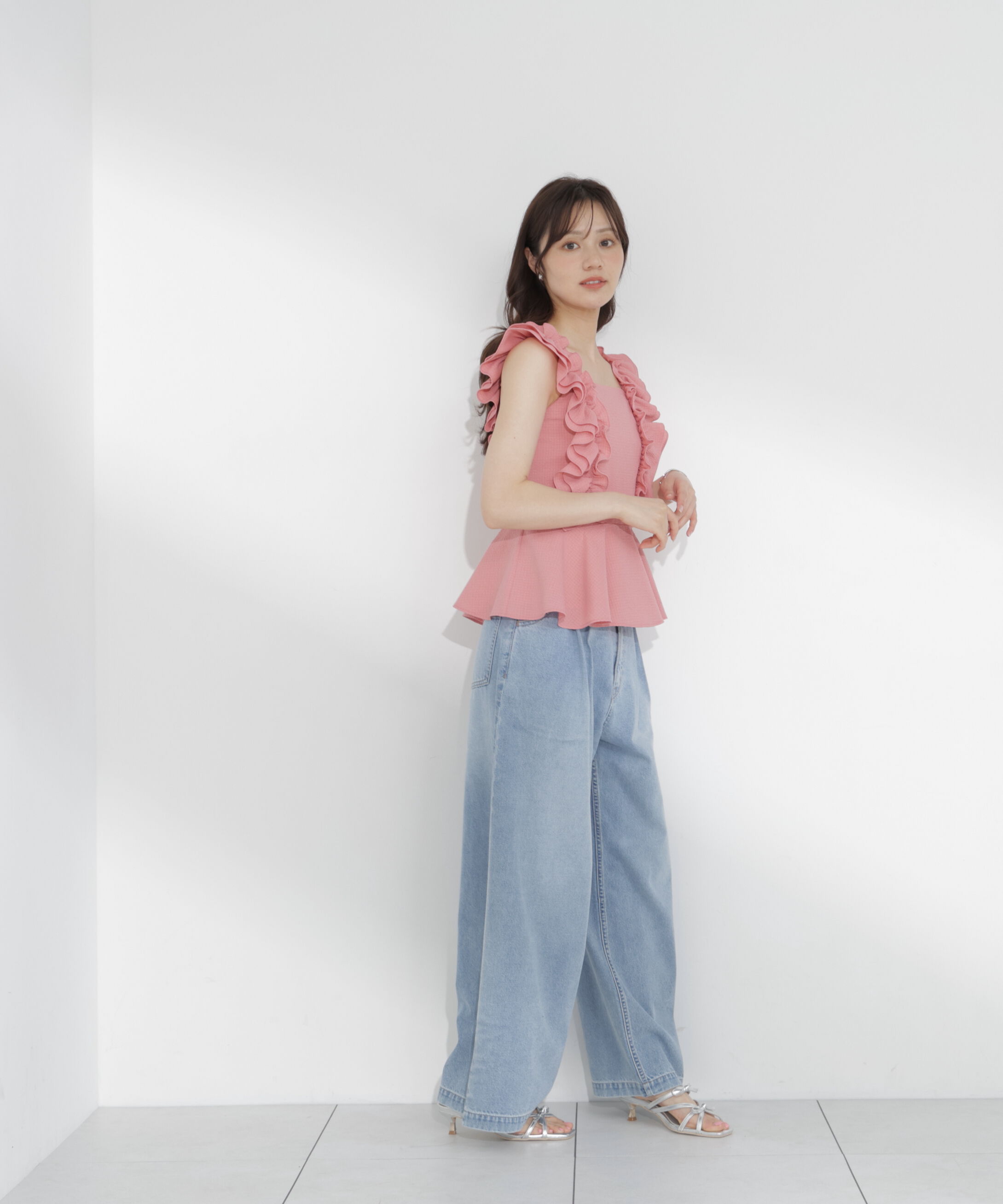 PROPORTION BODY DRESSING「フリルブラウス　26SS」|シャツ・ブラウス|