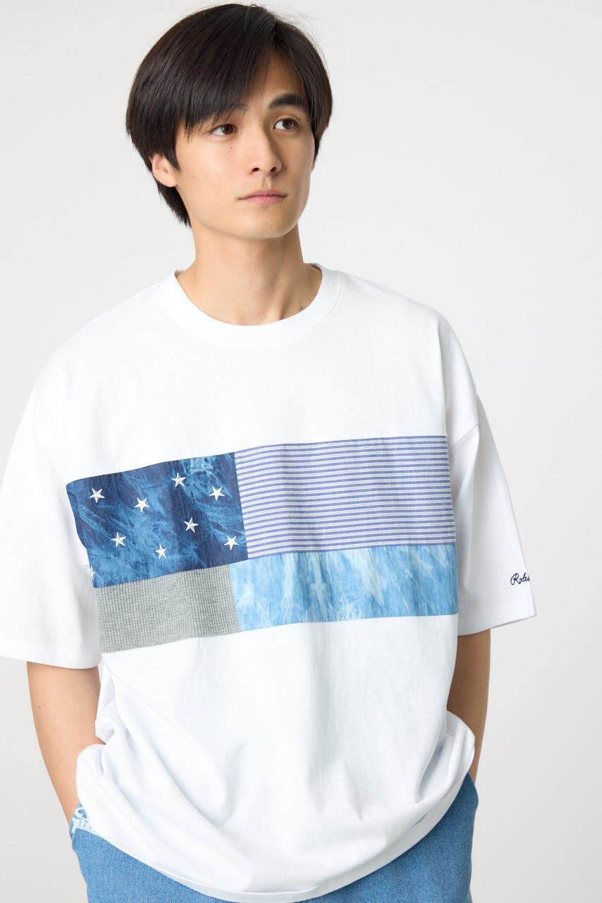 RODEO CROWNS「チェストミックスTシャツ」|Tシャツ・カットソー|O/WHT1