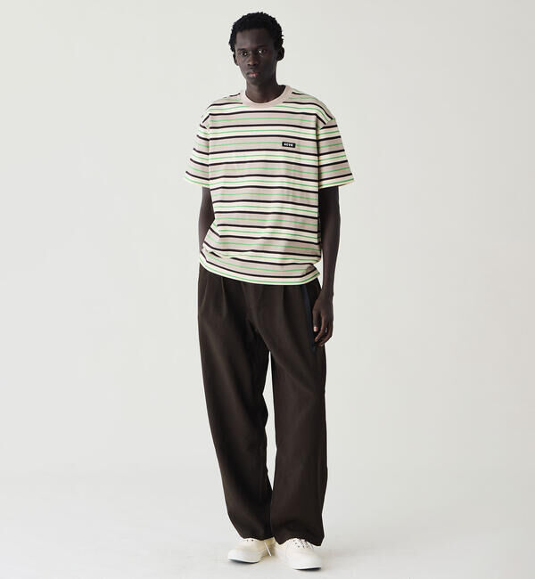  「SCYE BASICS | コットン 鹿の子ボーダーTシャツ MEN」|Tシャツ・カットソー|