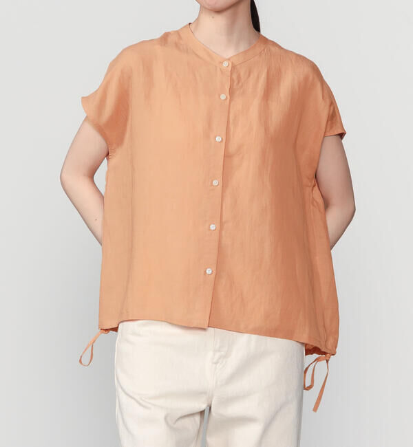  「nicholson & nicholson |〈別注〉フレンチスリーブ ブラウス WOMEN」|シャツ・ブラウス|PINK