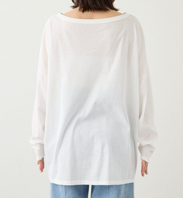  「【接触冷感/吸水速乾/ウオッシャブル】キュプラコットンオーバーサイズTee」|Tシャツ・カットソー|