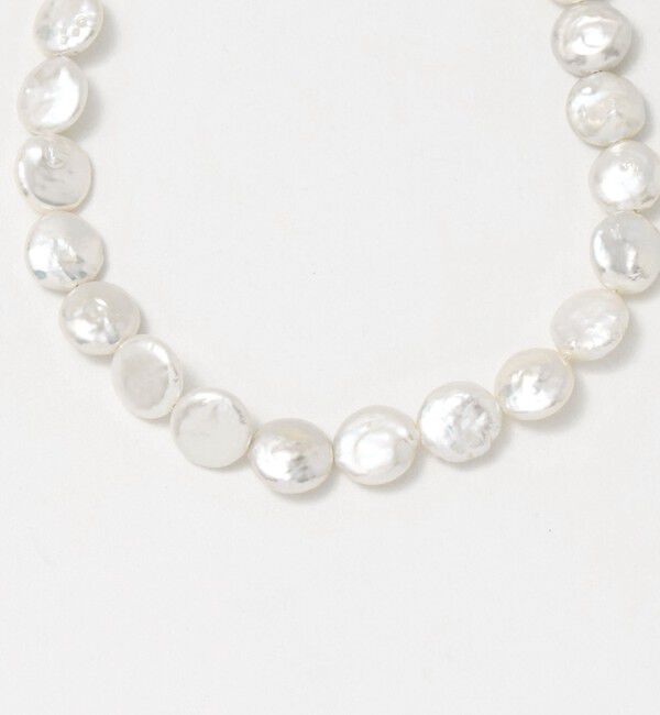 UNITED ARROWS「＜les bonbon＞SOLID パール ネックレス」|ネックレス|SILVER