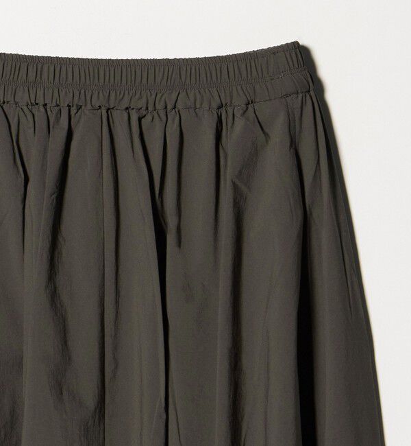 UNITED ARROWS green label relaxing「WONDER CLOTH ボリューム スカート マシンウォッシャブル ストレッチ 接触冷感 吸水速乾」|フレア|