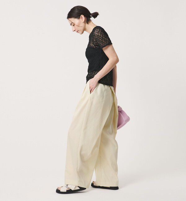 BEAUTY&YOUTH UNITED ARROWS「セルロースナイロン バックラップ パンツ」|その他|OFF WHITE
