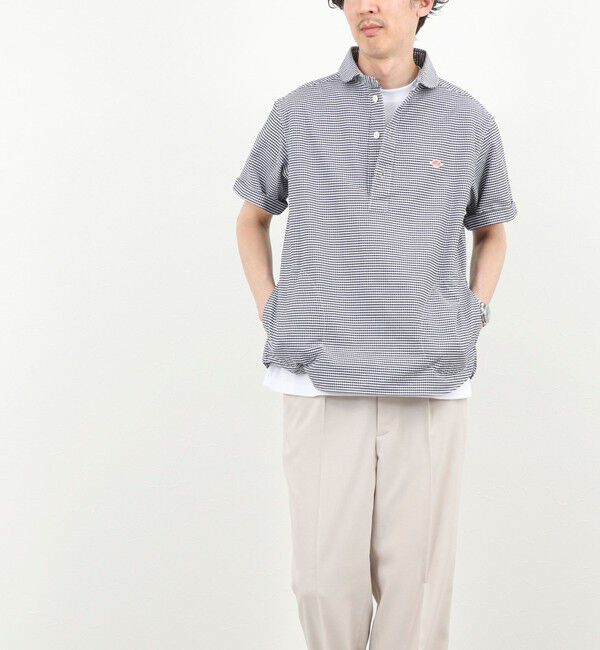 NOLLEY'S goodman「【DANTON/ダントン】ROUND COLLAR P.O SHIRT SS 26SS（DT-B0284 OXP）」|シャツ・ブラウス|