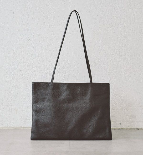  「【ポーチ付き/A4収納可】レザープレーンBAG」|トートバッグ|