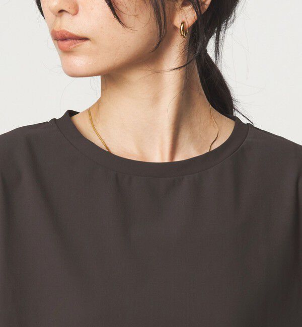 UNITED ARROWS green label relaxing「サイド ドロスト ノースリーブ カットソー」|Tシャツ・カットソー|