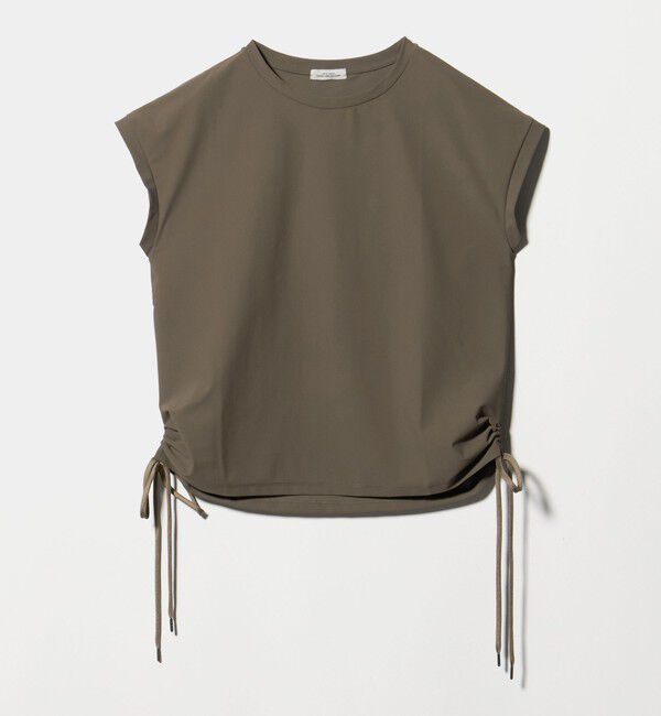 UNITED ARROWS green label relaxing「サイド ドロスト ノースリーブ カットソー」|Tシャツ・カットソー|