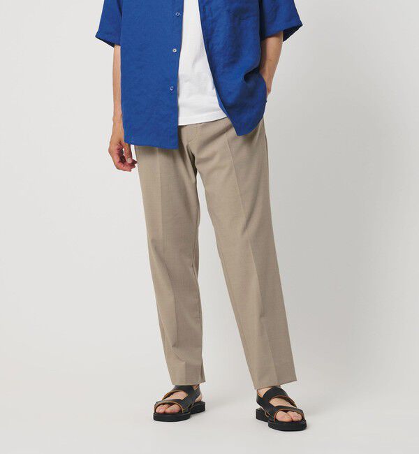 BEAUTY&YOUTH UNITED ARROWS「クール トロ イージー スラックス NO.5 接触冷感 ストレッチ」|チノ|
