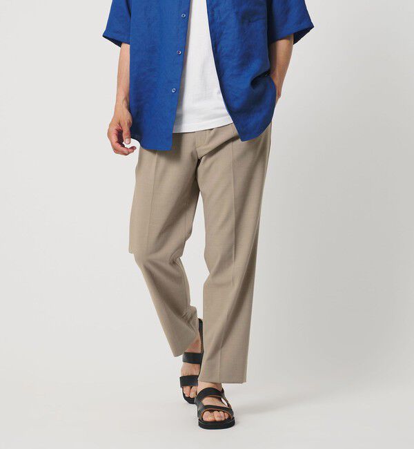 BEAUTY&YOUTH UNITED ARROWS「クール トロ イージー スラックス NO.5 接触冷感 ストレッチ」|チノ|