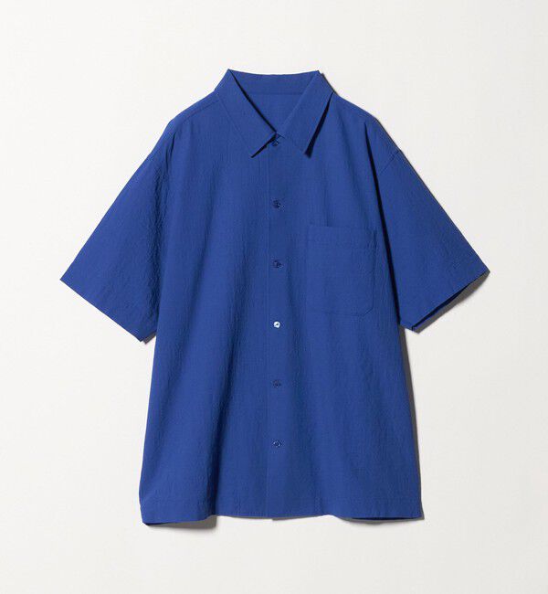 UNITED ARROWS「ウール/ナイロン アルバトロス ワンピースカラー ショートスリーブシャツ」|シャツ・ブラウス|
