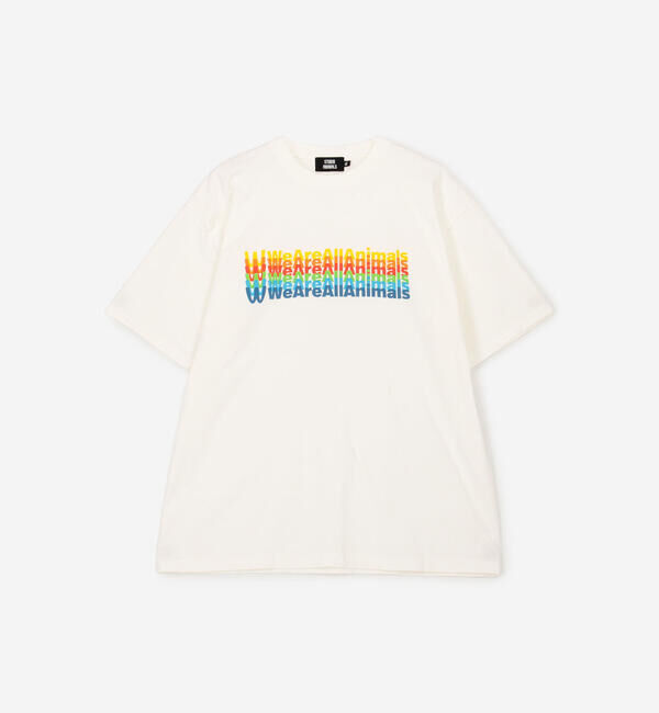  「STUDIO WEAREALLANIMALS | Inverted Arch 半袖Tシャツ MEN」|Tシャツ・カットソー|NATURAL