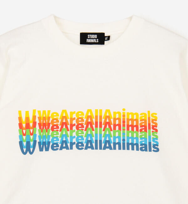  「STUDIO WEAREALLANIMALS | Inverted Arch 半袖Tシャツ MEN」|Tシャツ・カットソー|