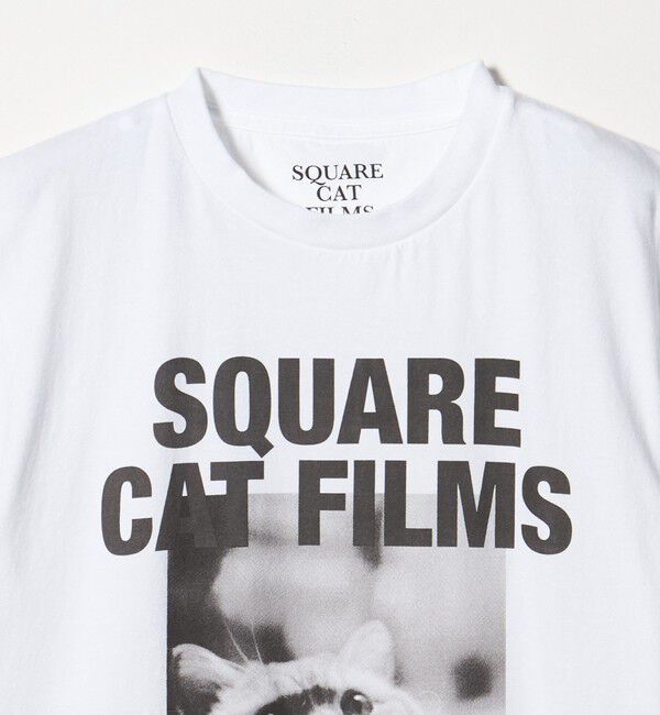 UNITED ARROWS green label relaxing「【別注】＜SQUARE CATFILMS＞フォトプリント Tシャツ」|Tシャツ・カットソー|