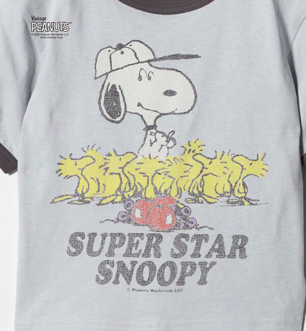 UNITED ARROWS green label relaxing「【別注】＜FRUIT OF THE LOOM &times; PEANUTS＞リンガーTシャツ / キッズ  110cm-130cm」|Tシャツ・カットソー|